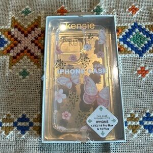 IPhone 12/13/ 14 PRO Max and 14 Plus Butterfly and Flowers protective case